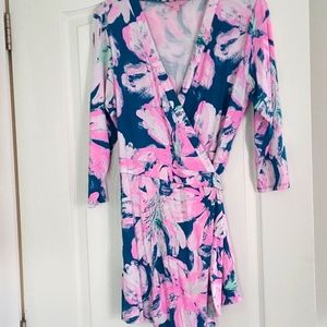3/4 sleeve Lilly Pulitzer romper
